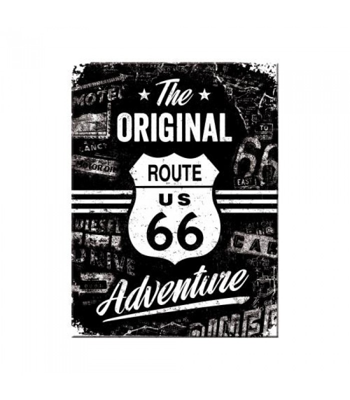 Магнит Nostalgic-Art "Road 66 The Original Adventure" (14331)